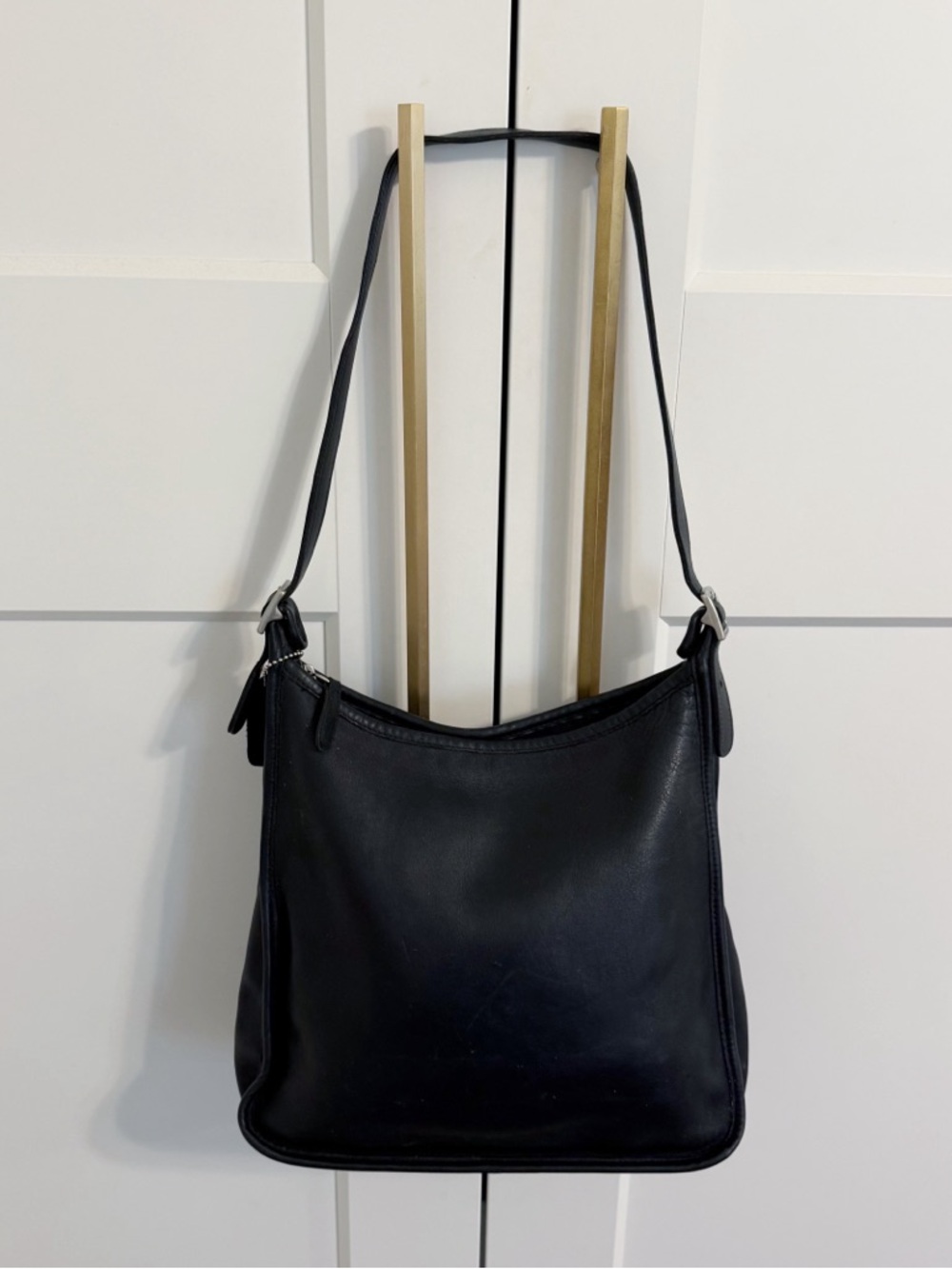 COACH Vintage Andrea Shoulder Bag Leather 9073 - Picture 3 of 10